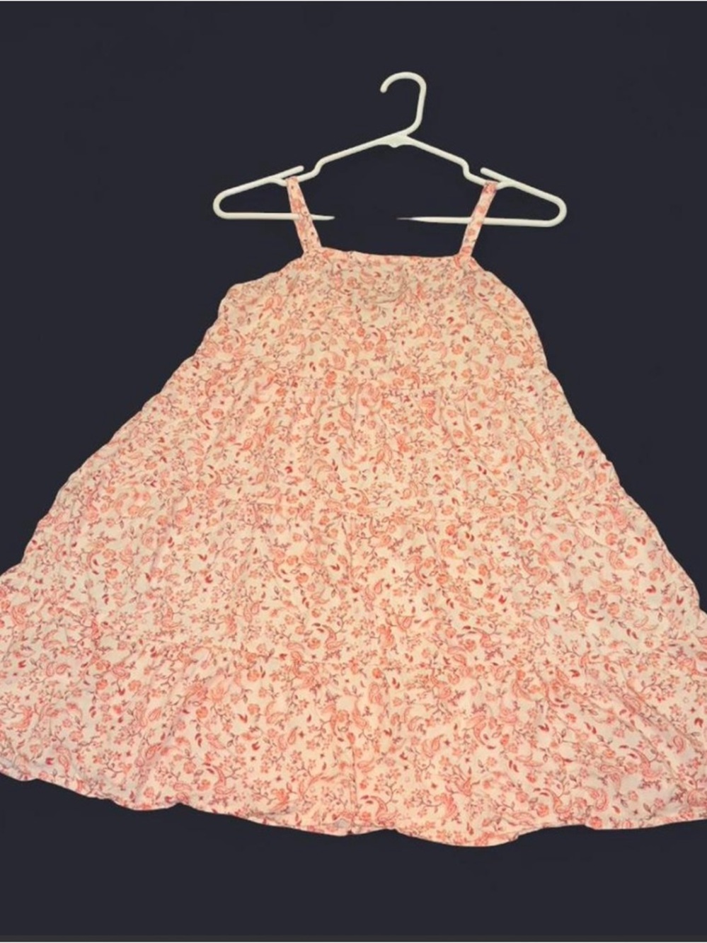 Floral Pink Spaghetti Strap Sundress